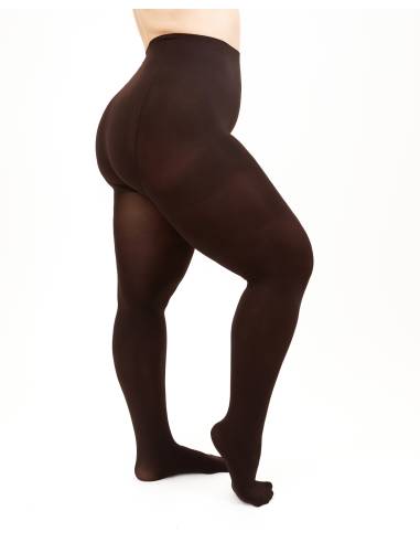 Medias tupidas talla grande mujer