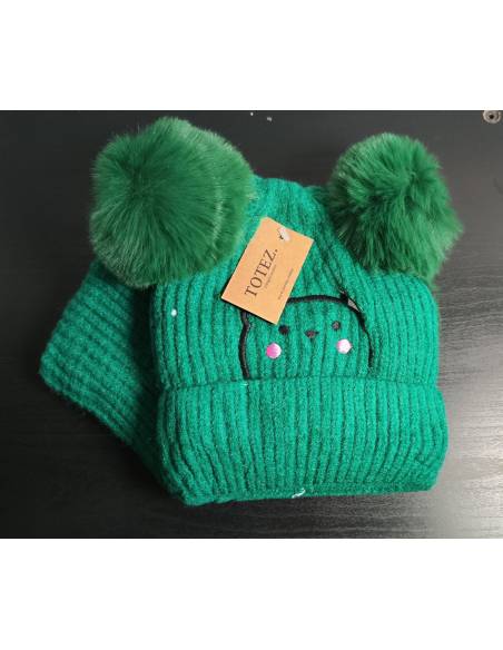 Braga y gorro infantil