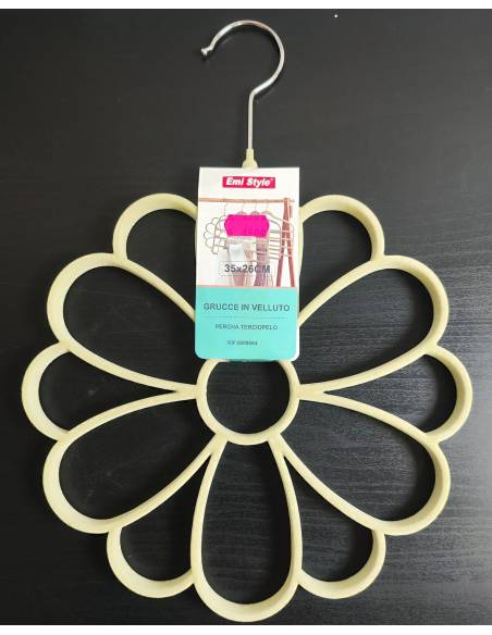 Percha de terciopelo