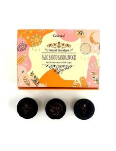 Bomba de incienso palo santo y sandalo