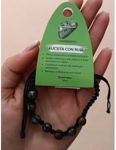 Pulsera Fucsita con rubí