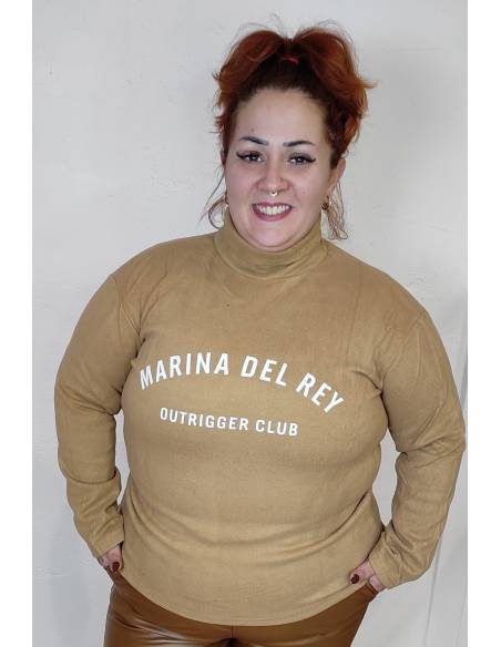 Camiseta polar de cuello alto