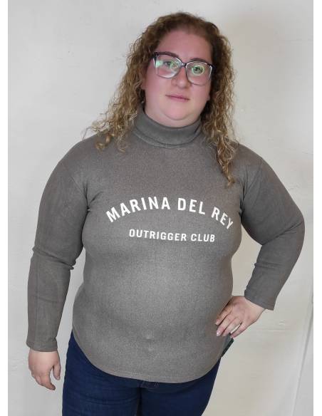 Camiseta polar de cuello alto