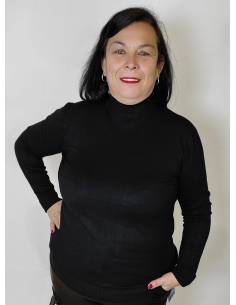 Jersey de punto de lana fina, con cuello semicisne 2