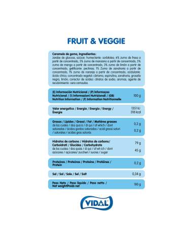 Chuches veganas y naturales (fruit & veggie)