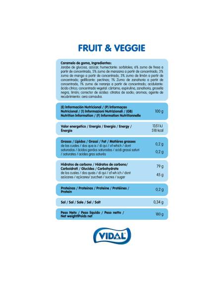Chuches veganas y naturales (fruit & veggie)