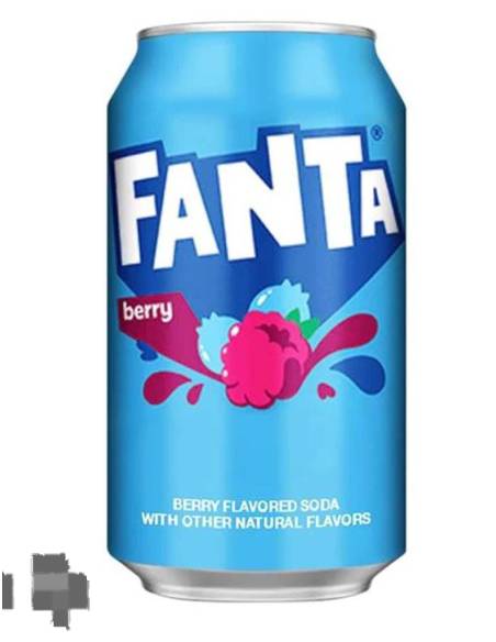 Fanta de frambuesa y arándanos