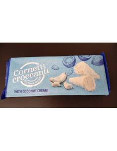 Cornetti croccanti con crema de coco