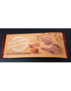 Cornetti croccanti con caramelo salado