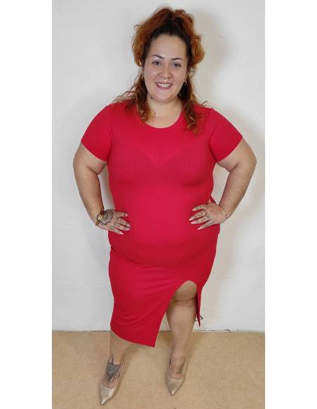Vestido canalé