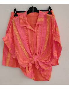 Conjunto lino talla grande mujer 2