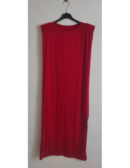 Vestido con hombreras mujer