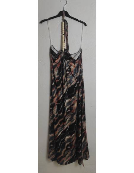 Vestido atado al cuello mujer