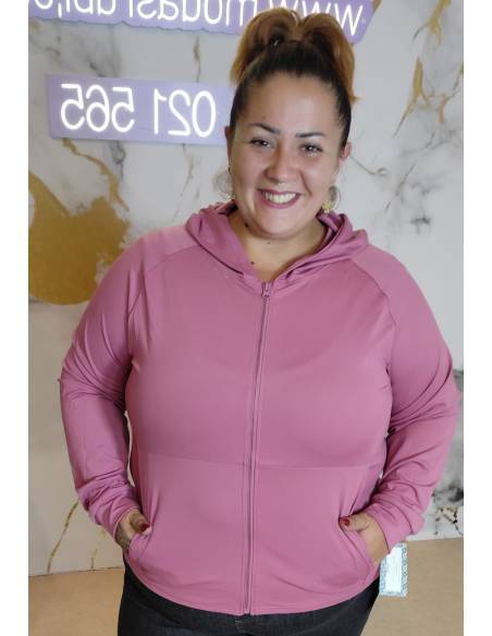 Sudadera con cremallera mujer