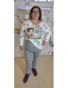 Pantalón talla grande mujer