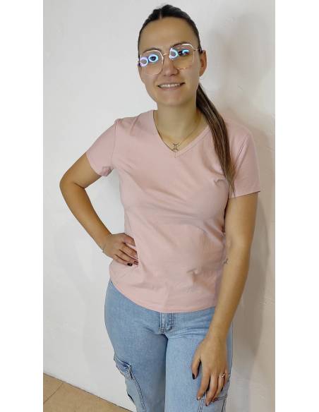 Camiseta basia manga corta