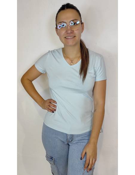 Camiseta basia manga corta