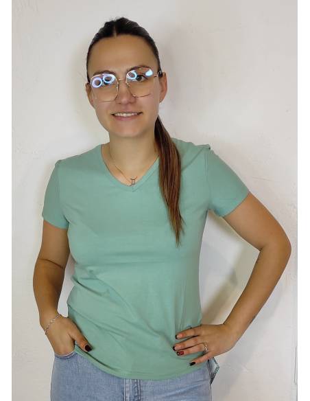 Camiseta basia manga corta
