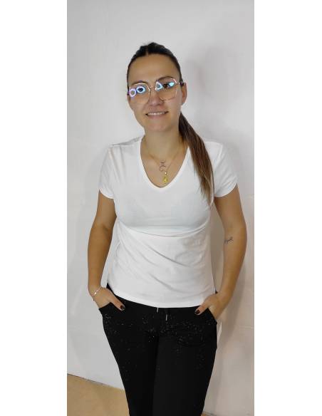 Camiseta basia manga corta