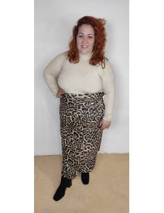 Falda animal print