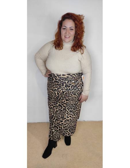 Falda animal print