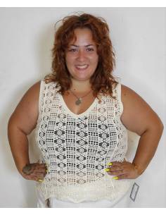 Top croche mujer