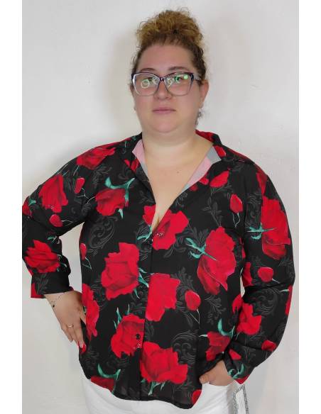 Camisa talla grande mujer