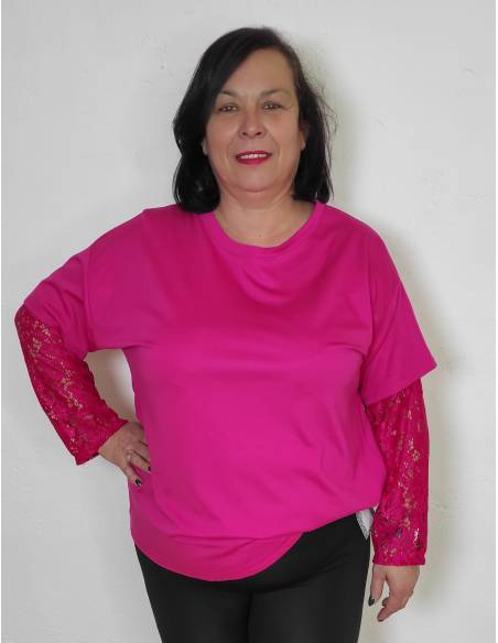 Camiseta talla grande mujer
