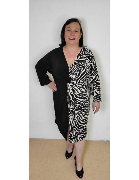 Vestido talla grande mujer