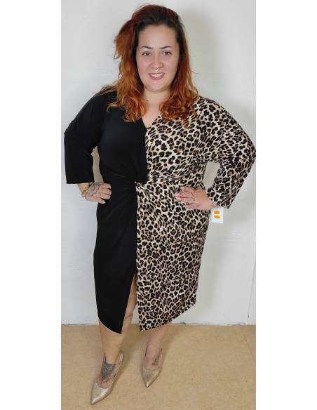 Vestido talla grande mujer