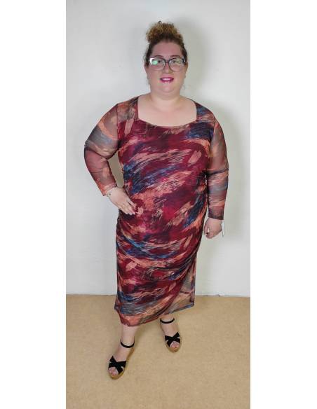 Vestido talla grande mujer