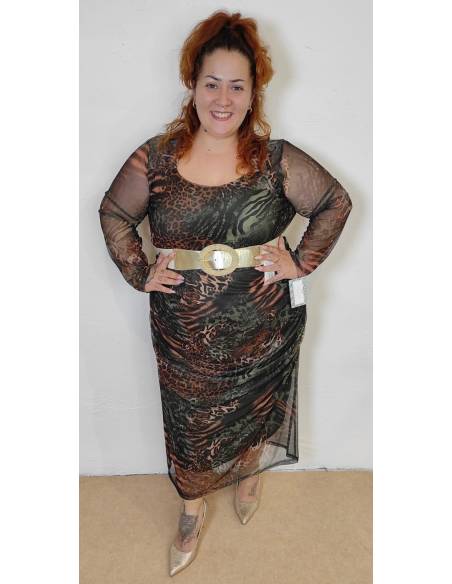 Vestido talla grande mujer