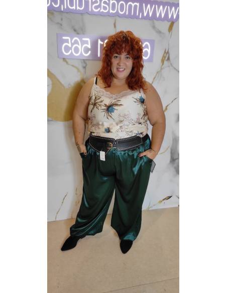 Pantalón talla grande mujer