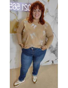 Vaquero talla grande mujer