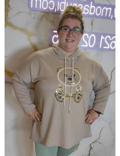 Sudadera mimosa mujer talla grande
