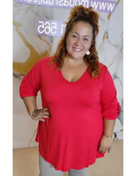 Camiseta talla grande mujer