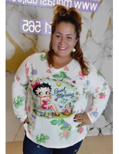 Camiseta talla grande mujer