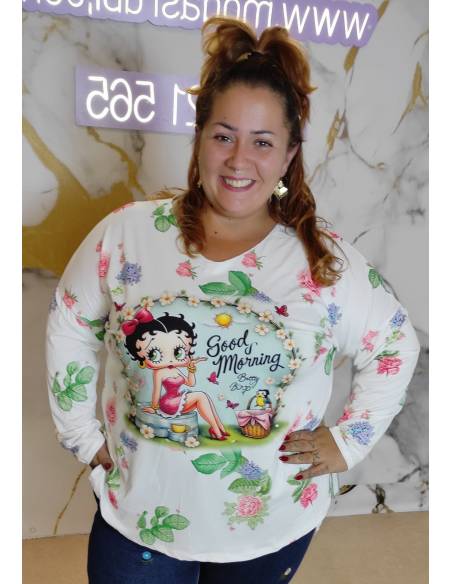 Camiseta talla grande mujer