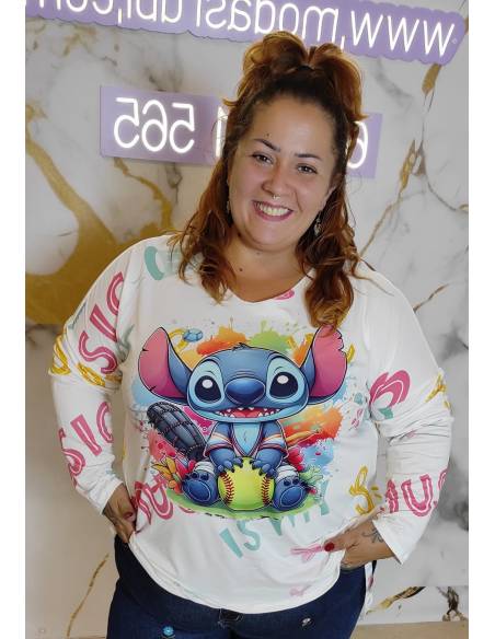 Camiseta talla grande mujer