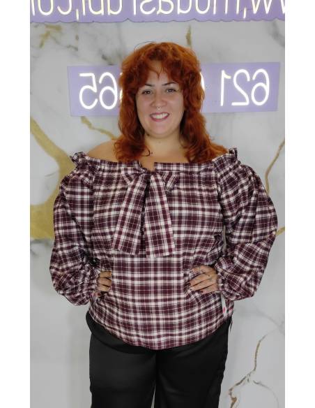 Blusa talla grande mujer