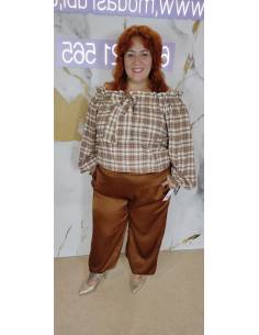 Pantalón raso mujer