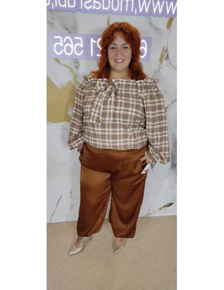 Pantalón raso mujer