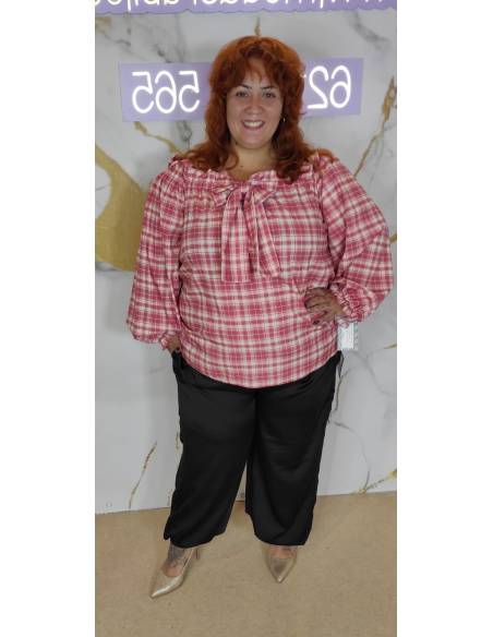 Pantalón raso mujer