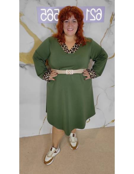 Vestido talla grande mujer