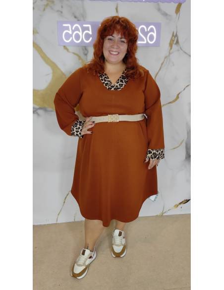 Vestido talla grande mujer