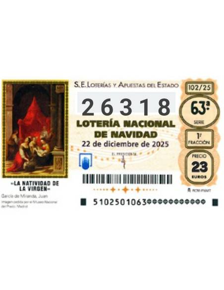 Pre-Venta Loteria Navidad