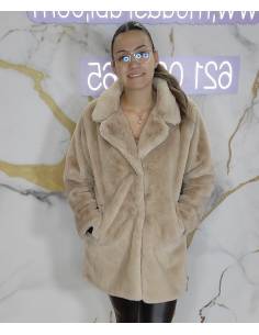 Abrigo de pelo mujer