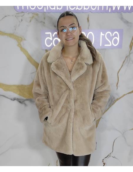 Abrigo de pelo mujer