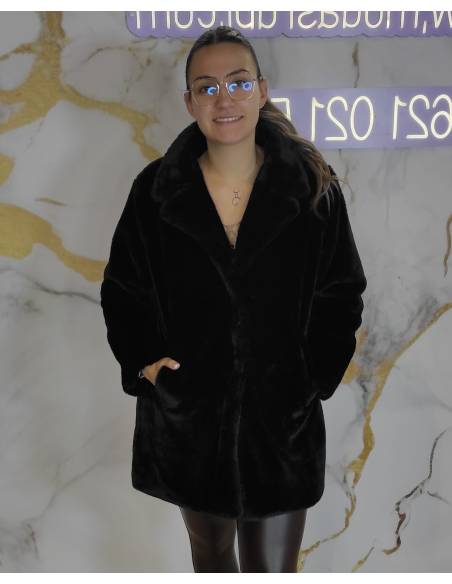 Abrigo de pelo mujer