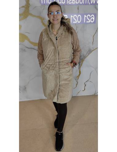 Chaleco reversible mujer